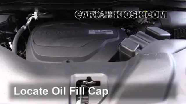 2017 Honda Ridgeline RTL 3.5L V6 Aceite Agregar aceite